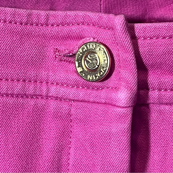 St. John Pink Straight Leg Jeans - Picture 6 of 10